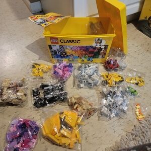 LEGO Classic Creative Brick Box - Yellow, Purple, Black